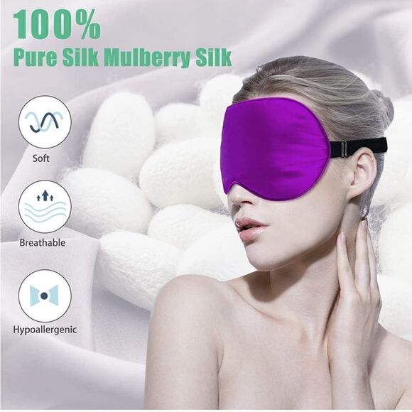 2 Pack of Sleeping Masks - Picture 2 of 5